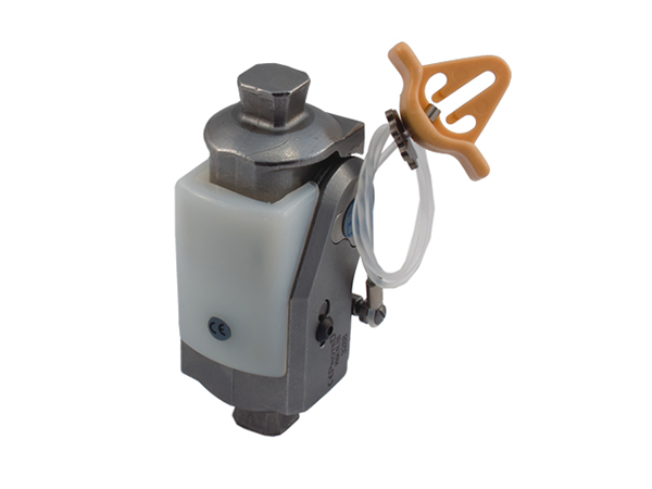 Single axis knee joint with lock, stainless steel