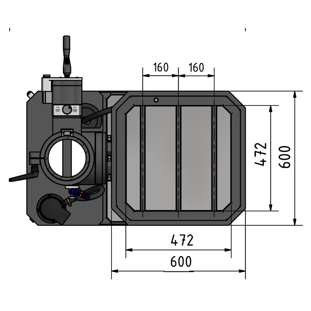 Perçeuse-fraiseuse "OPTIMILL" BF 16Vario