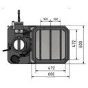 Perçeuse-fraiseuse "OPTIMILL" BF 16Vario