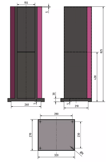 Socle pour touret d'établi à meuler et bande abrasive