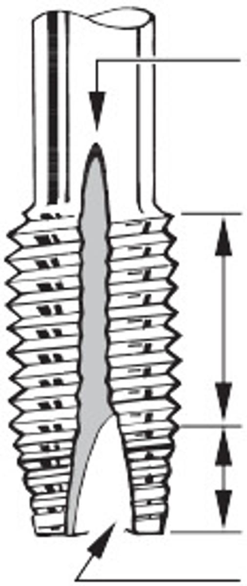 Taraud machine vaporisé Type B M8