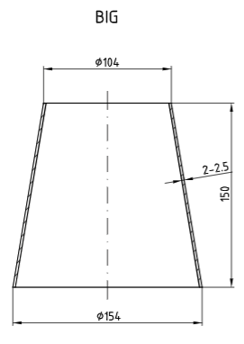 Tube vacuum enveloppant, grand