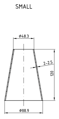 Tube vacuum enveloppant, petit