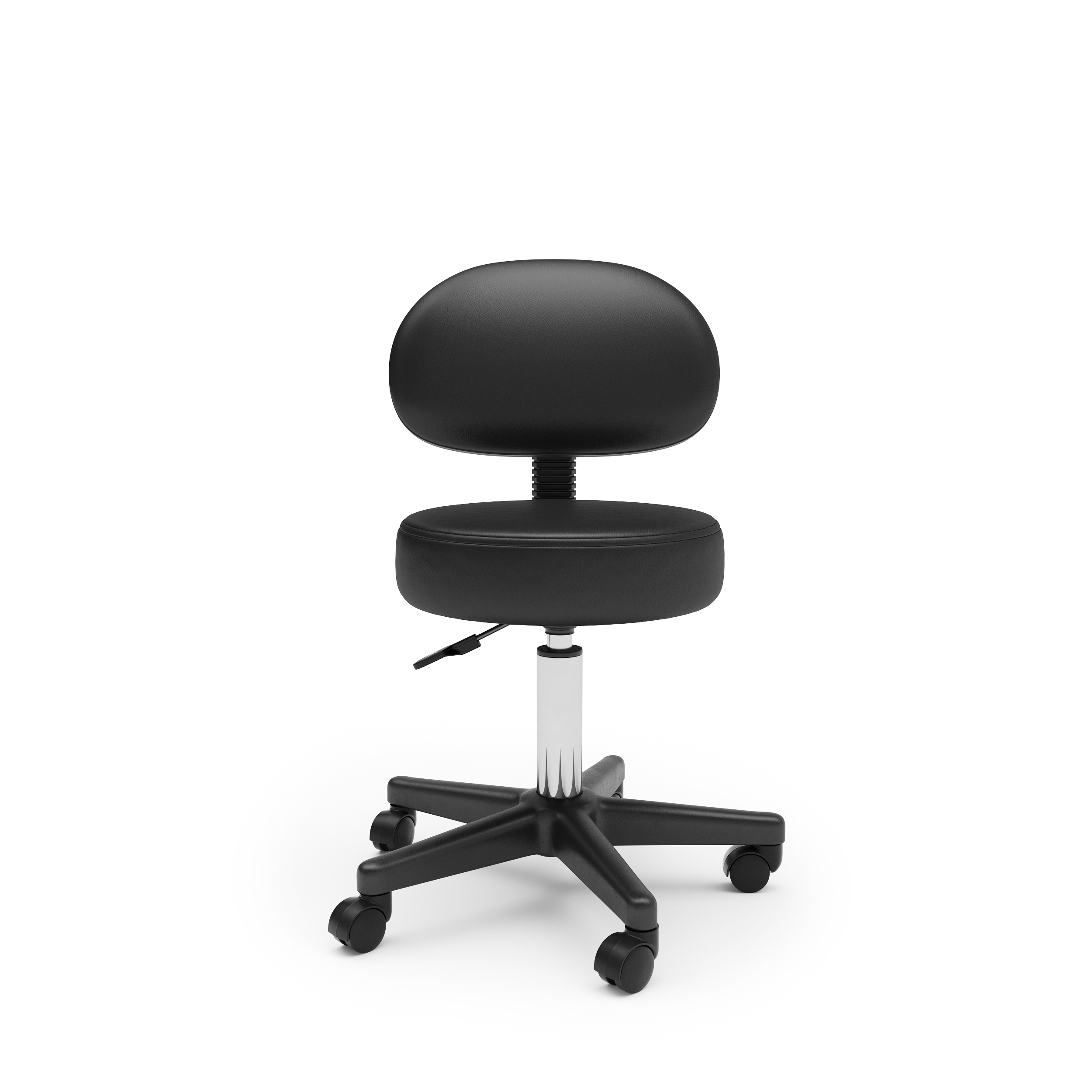 Tabouret pivotant rembourré comfort, réglable en hauteur (copie)