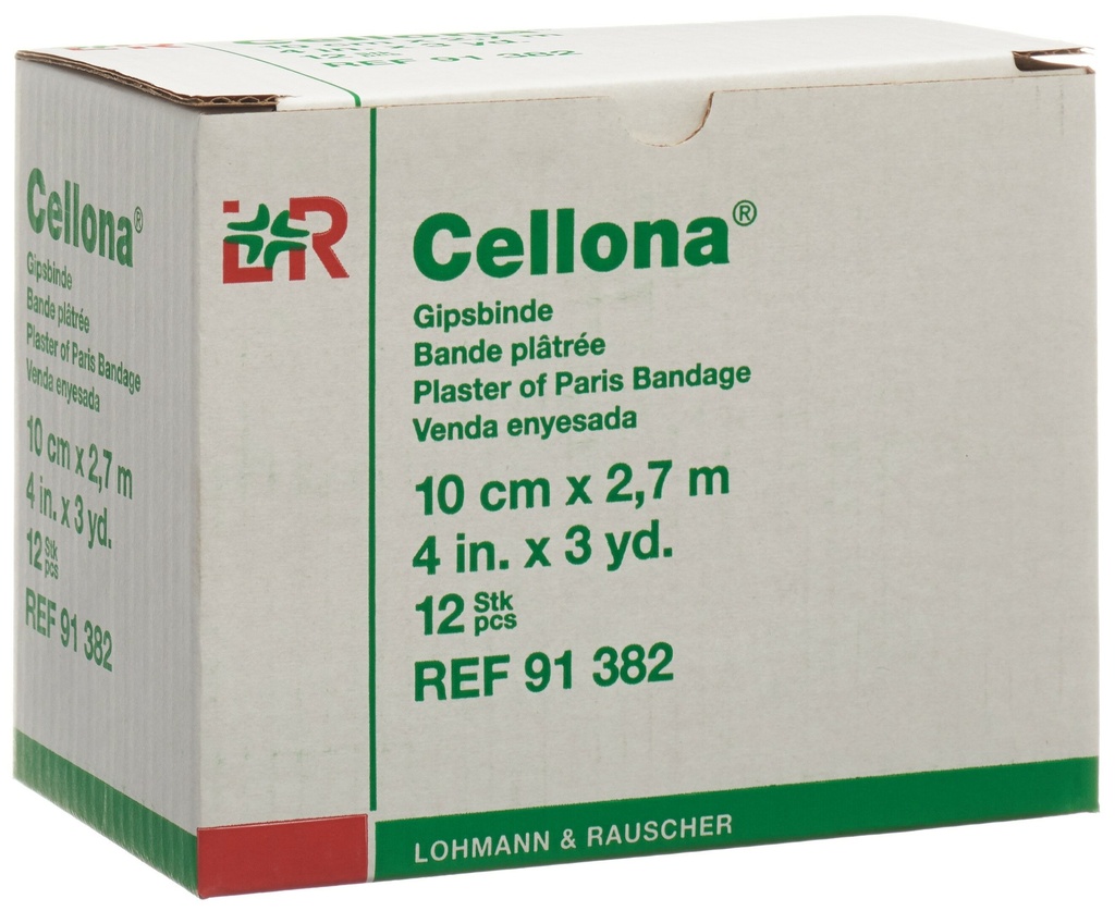 Cellona® bande plâtrée, 10cm x 2.7m