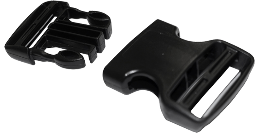 Side release buckle, 50mm, 100pc