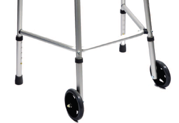 Set of 2 wheels for adult walker