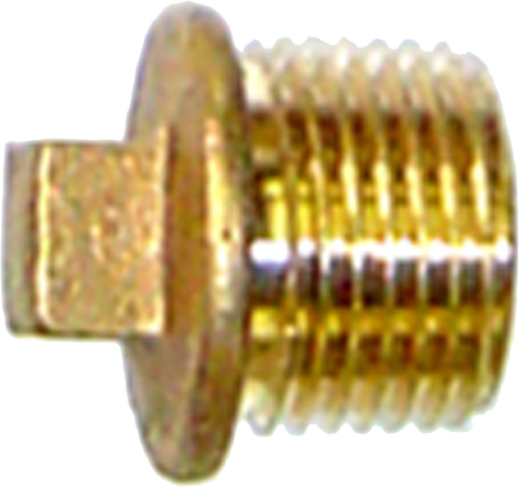 Bronze pipe plug, 1/2"