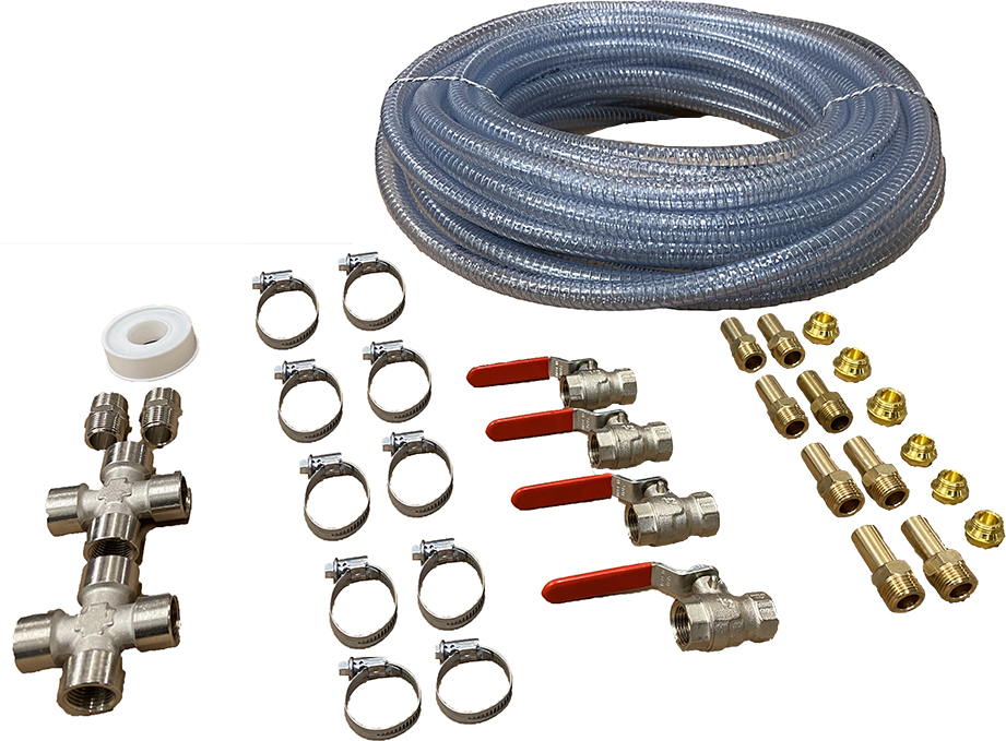 Connectors kit for vacuum pump