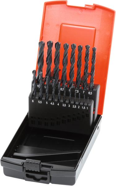 Jobber drill set HSS in a case 1-10