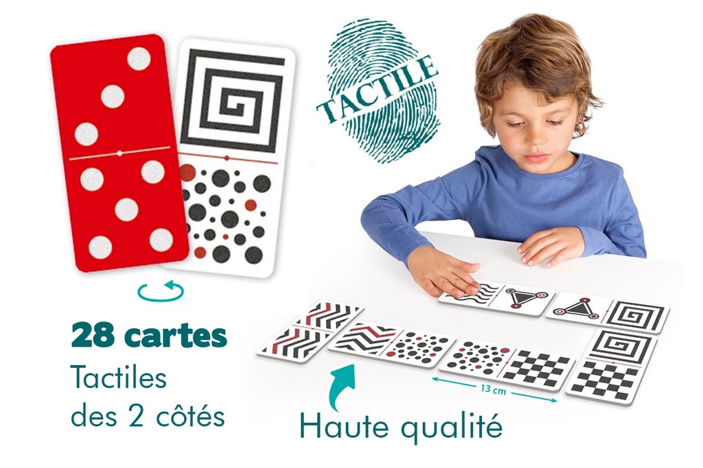 Tactile and Visual Dominos