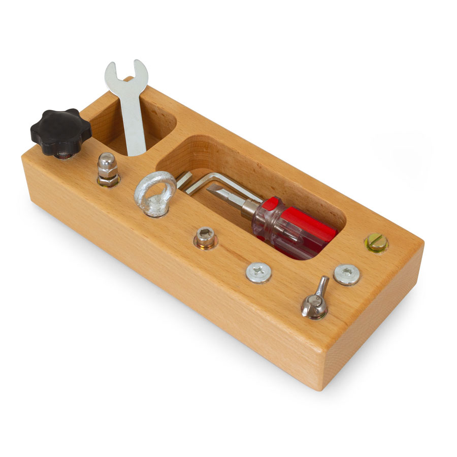 Caja para atornillar y desatornillar