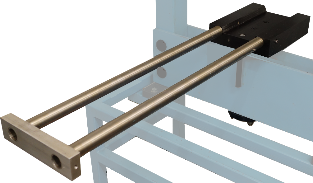 Mounting set for crutches mould