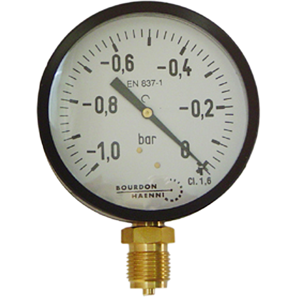 Vacuum manometer, ⌀40mm, 1/8"