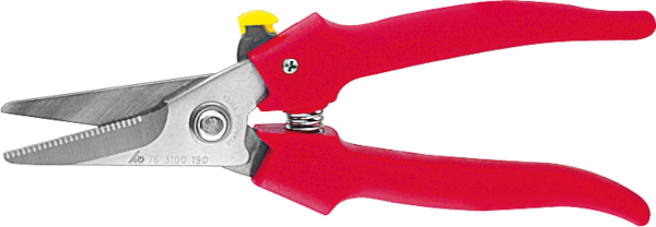 Straight combination scissors 190 mm