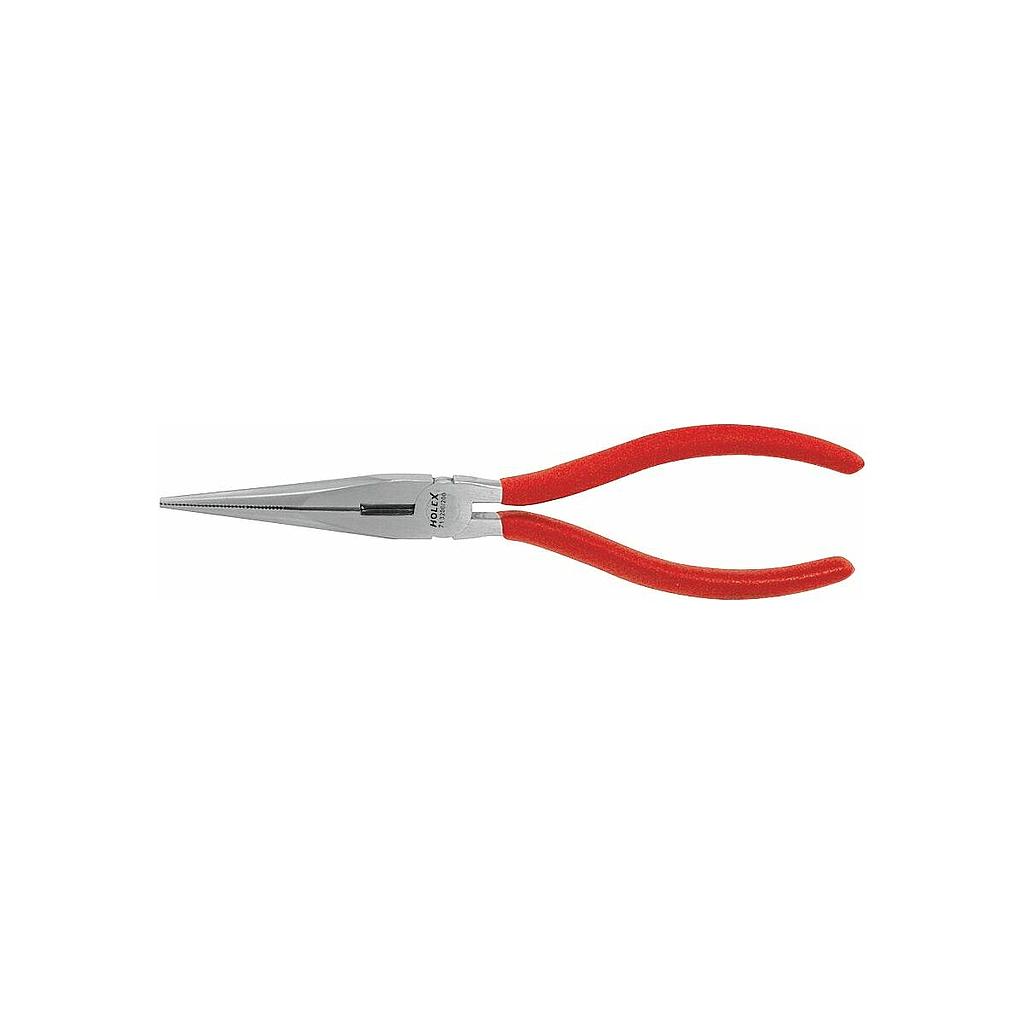Half-round nose pliers, straight, uncoated 200 mm