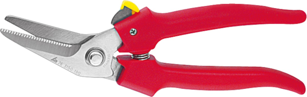 Multi-purpose shears angled 190 mm