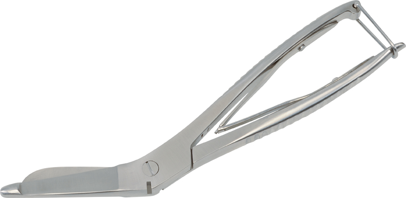 Plaster scissors, stainless steel shears, with teeth