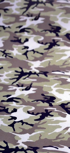 "Camouflage" transfer paper