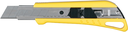 Cutter universel avec curseur blocable avec 3 lames, 18 mm