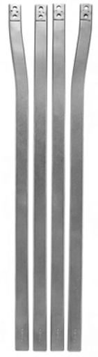Barras ortopédicas laterales de aluminio 20mm