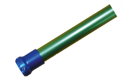 Adaptador de tubo para niños, L = 360 mm, Ø22 mm, aluminio