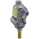 Polycentric Knee Joint, without lock, Stainless steel