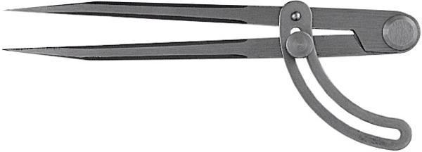 Spitzzirkel mit Stellbogen 150 mm