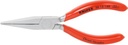 Long flat nosed pliers, chrome-plated 140 mm