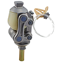 Polycentric Knee Joint, with lock, Stainless steel