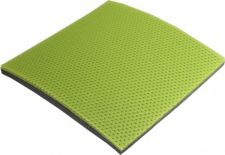 Tejido termoformable 3D, 6x1000x1450 mm, verde
