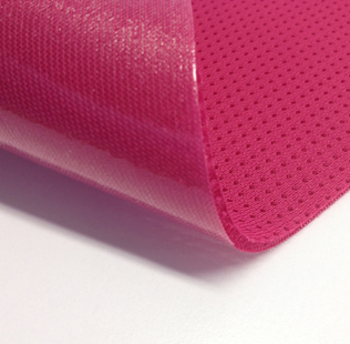 Tissu 3D nu avec film imperméable, 3x1000x1450mm, framboise