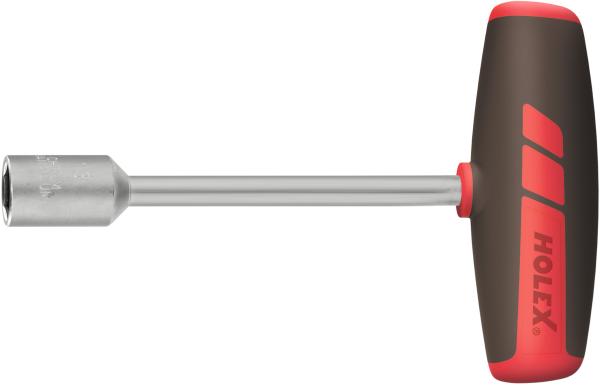 Steckschlüssel mit Quergriff, Klingenlänge 125 mm, 6mm