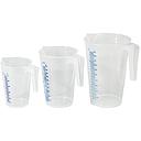 Set of measuring jugs, 3pcs