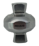 Adapter for children with double pyramid, Ø22mm, stainless steel