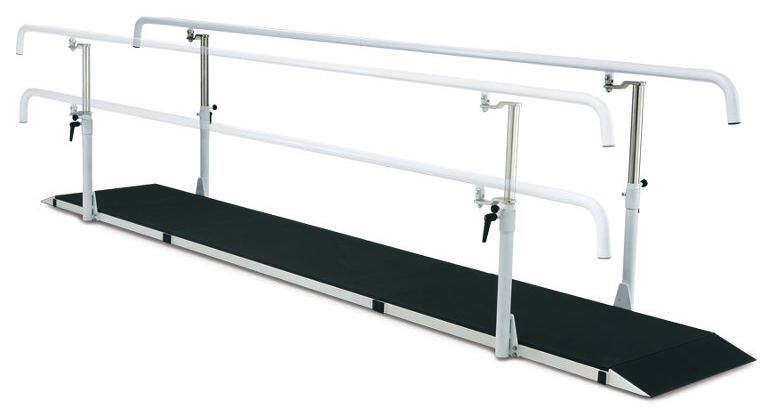 Parallel bars, adjustable height, 4m