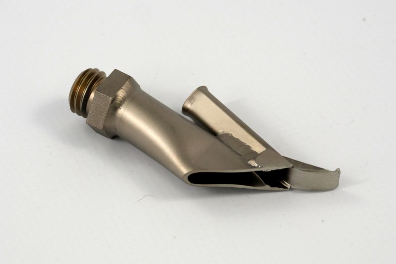 Welding nozzle, retractable, screwable 7mm, Profile B