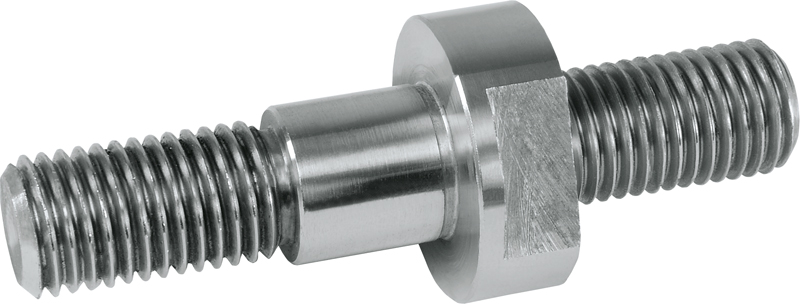 Threaded stud with cyl. clearance, 5/8"-5/8"
