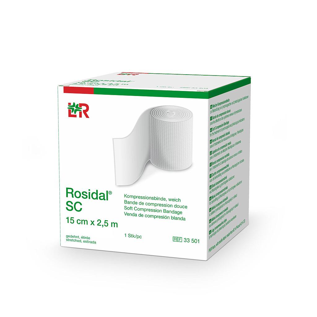 Banda de compresión suave Rosidal® SC, 15cm x 2,5m