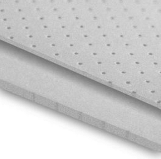 Plastazote perforated 4mm, white colour, 1m x 1m