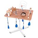 Fine motoric tables for hand exercises with resistance