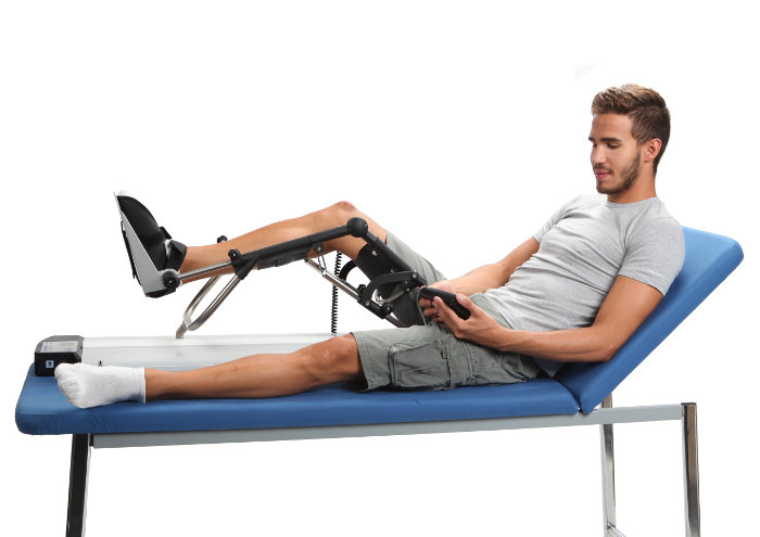 Passive mobilisation device for knee and hip