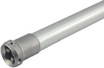 Adapter tube with pyramidal receiver, Ø30mm