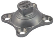 Conector de 4 orificios con pirámide