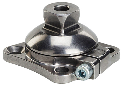 Conector de 4 orificios con pirámide giratoria, aluminio
