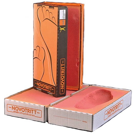 Mousse pour empreinte de pied