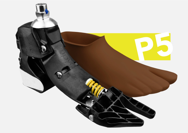 Upya® poly-articulated prosthetic foot