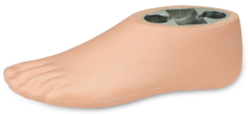 Single axis foot with separate toes, adult