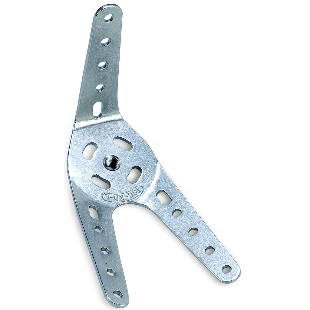 L-Bracket, steel with extensions