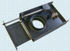 Pneumatic gate slide, Ø100mm